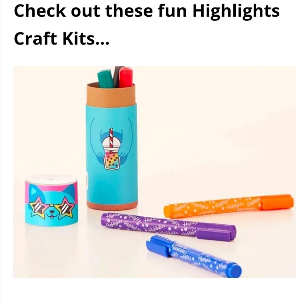 Highlights 6 Pack scented Markers - New